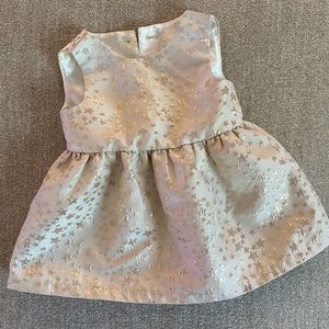 Cat & Jack gold star dress